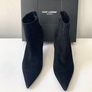 Yves Saint Laurent Black suede boots size 39